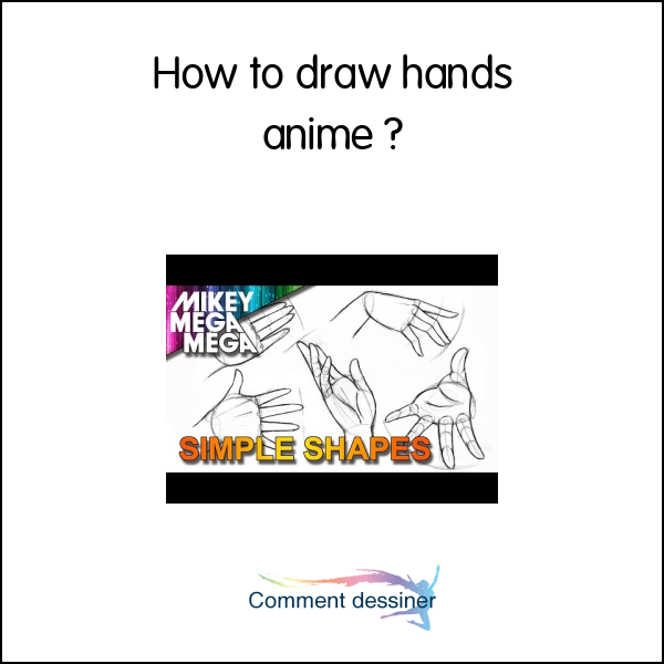 How to draw hands anime